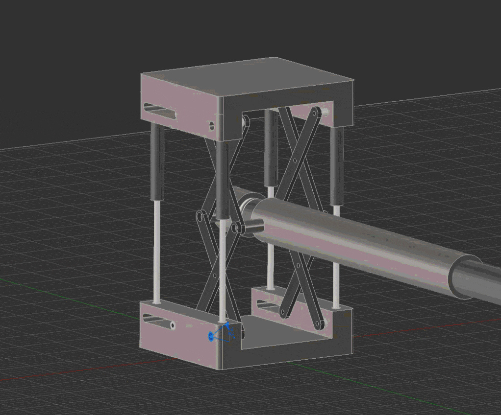 Animated GIF showing both the scissor jack and hydraulic plunger designs expanding